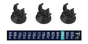 25W 50W 100W 200W 300W Adjustable Aquarium Heater, Submersible Fish Tank Heater Thermostat with Suction Cup (50W)