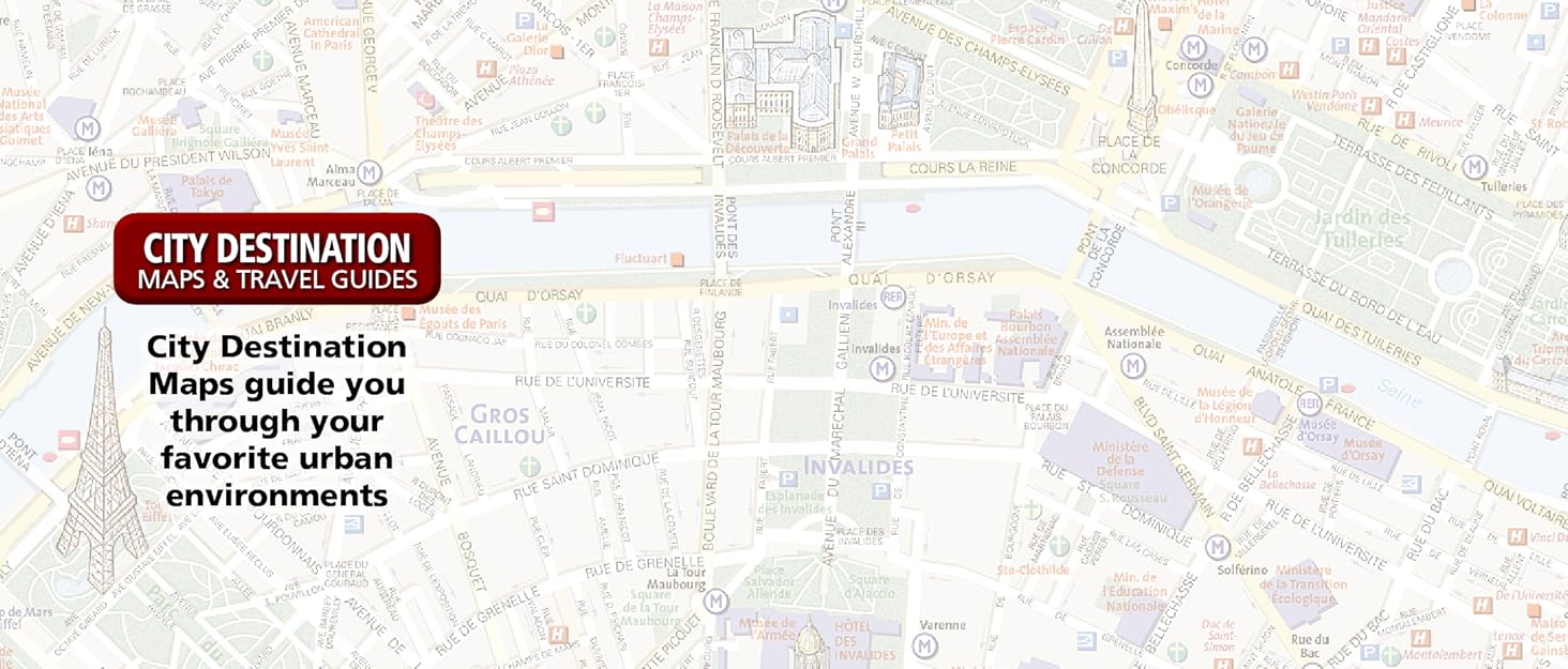 Paris Map (National Geographic Destination City Map)