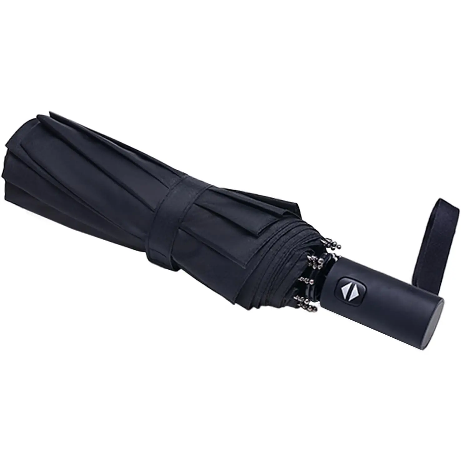 Travel Essentials Umbrella Windproof Compact Collapsible Light, Automatic, Strong and Portable, Wind Resistant Folding Small Umbrella for Rain