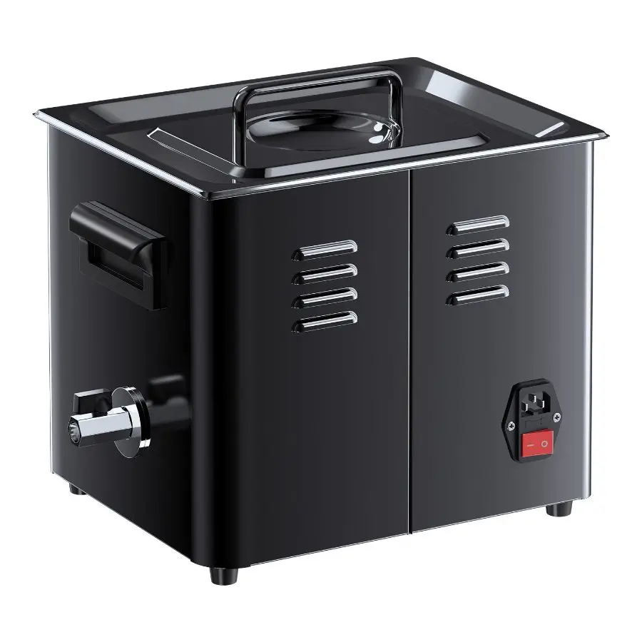 VEVOR 10L Ultrasonic Cleaner, Professional Ultrasonic Cleaner Machine with Knob Control, Stainless Steel Cleaning Machine with Basket and Cleaning Ball, for Watches, Razors, Jewelry, Coins and More