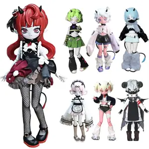 In Stock Genuine Devil'S Horns Blind Box 1/8 Movable joints Doll Ornament Creative Trendy Toy Exquisite Doll Holiday gifts Gift