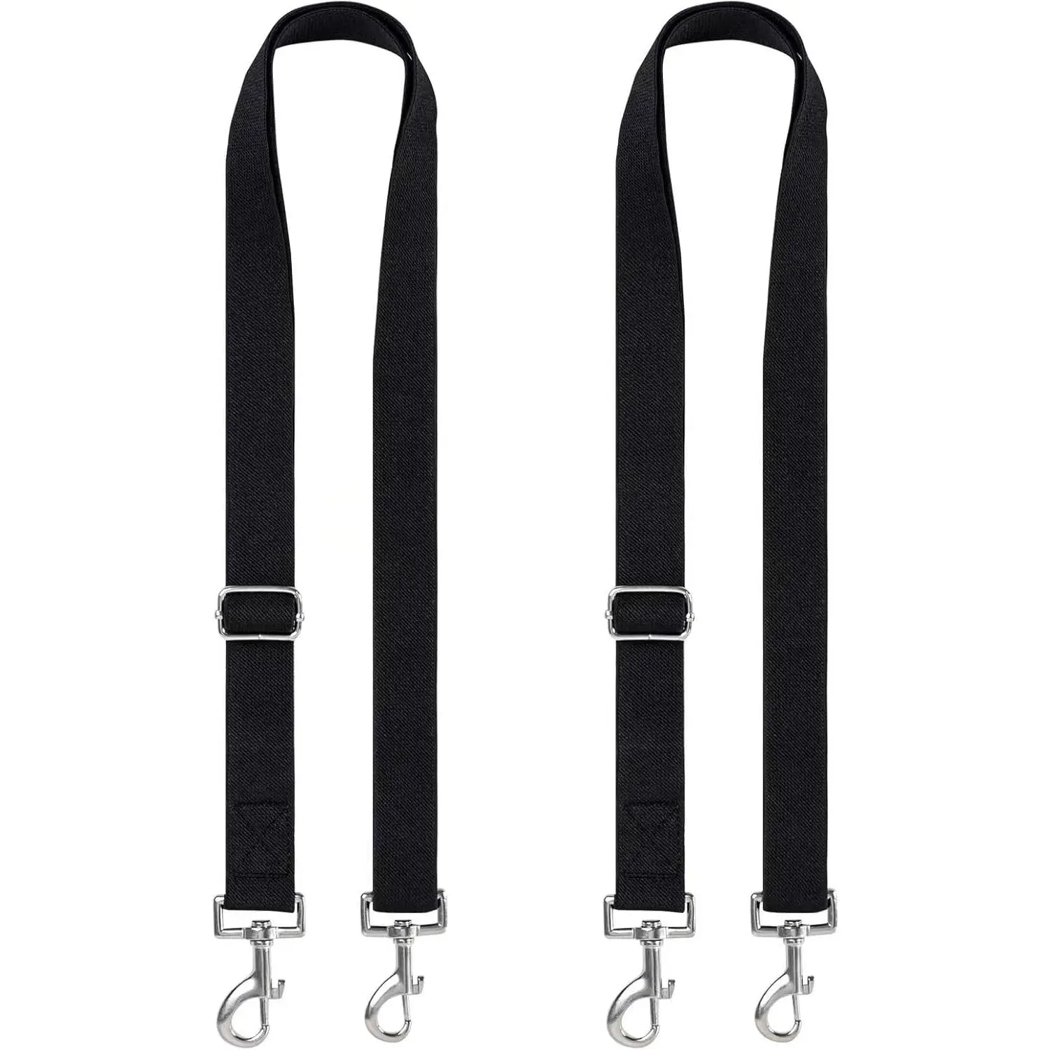 Horse Blanket Sheet Leg Straps 2 Pcs Adjustable 27.55" to 55" Length Replacement Stretchy Belly Strap with Double Swivel Snaps