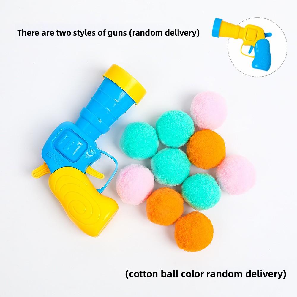 Cat Ball Shooter Toy - Fluffy & Bouncy Refill Balls, Safe Chewable Interactive Launcher for Cats, Easy Indoor Play & Exercise silicone feeder shaped harness retractable leashes jumping Adjustable Stainless Steel Martingale Collar LED filter