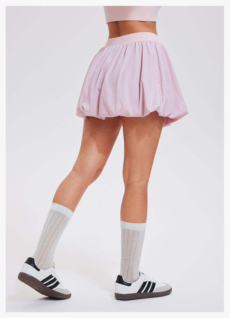 Flowy Bubble Skirt for Women High Waist Cute A-Line Mini Skirt Y2K Casual Party Skort