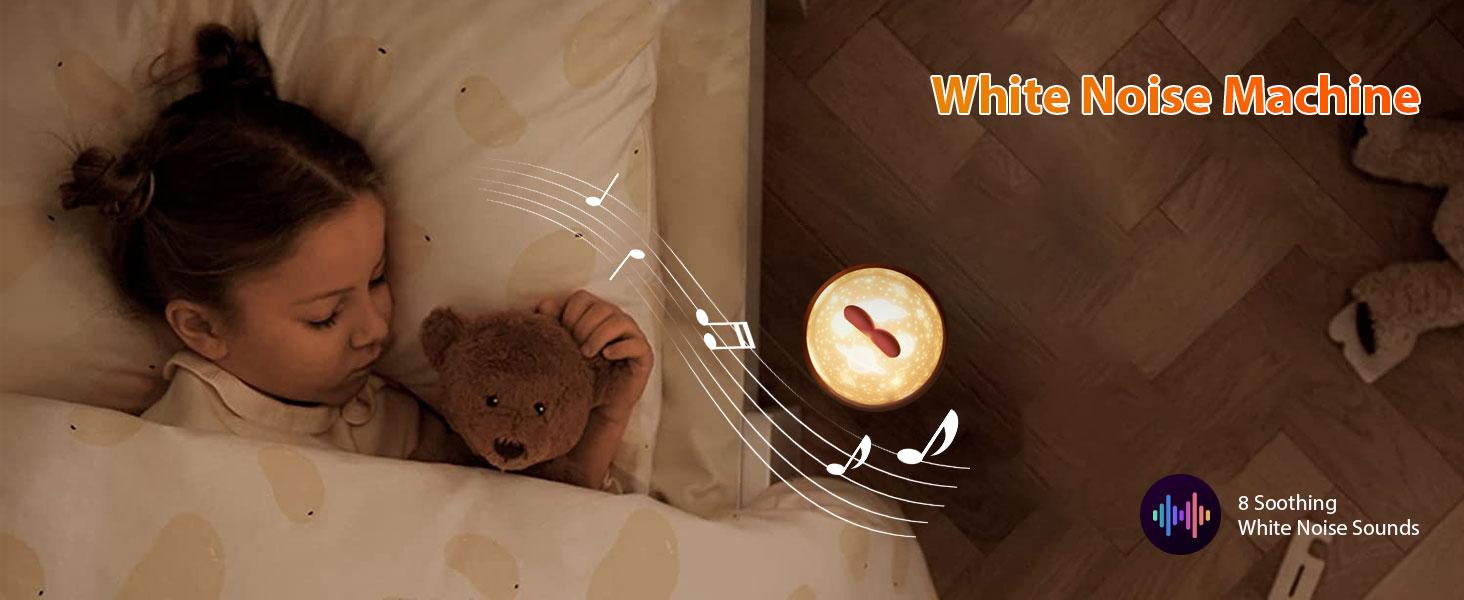 Night Light, Cute LED Lamp with Remote, Silicone Nursery Night Light for Kids, Slicone Rechargeable Bedside Lamp with 8 Themes and 8 Chimes, Funny Rotatable Decor for Kids, Girls, Pink