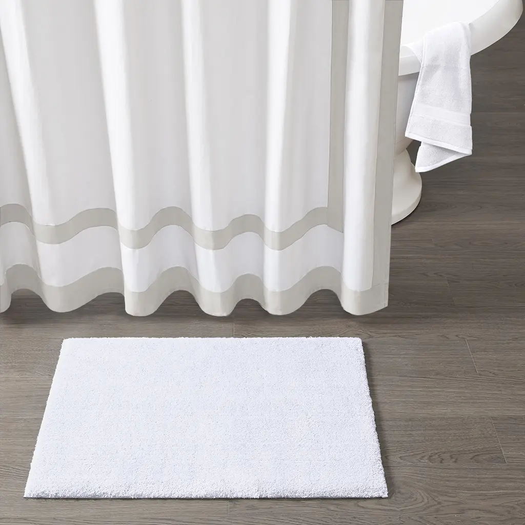 ARCH Bath Rug Soft Absorbent Non-Slip Bathroom Mat Machine Washable Quick Dry Plush Chenille Floor Mat for Tub Shower Vanity Toilet Room Decor 20x32 Inches Grey, Home Furniture and Household Product Search Terms for US Online Shopping