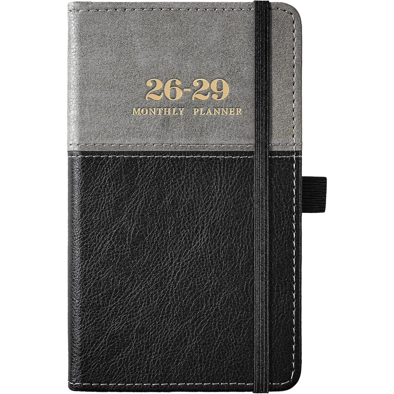 Pocket Calendar 2026-2029, 3 Year Monthly, 6.4" x 3.8", Jul 2026-Jun 2029 | Elastic Closure, for Purse, Monthly Layout, Compact Pocket Planner, Durable Cover, 3-Year Organizer, Lightweight