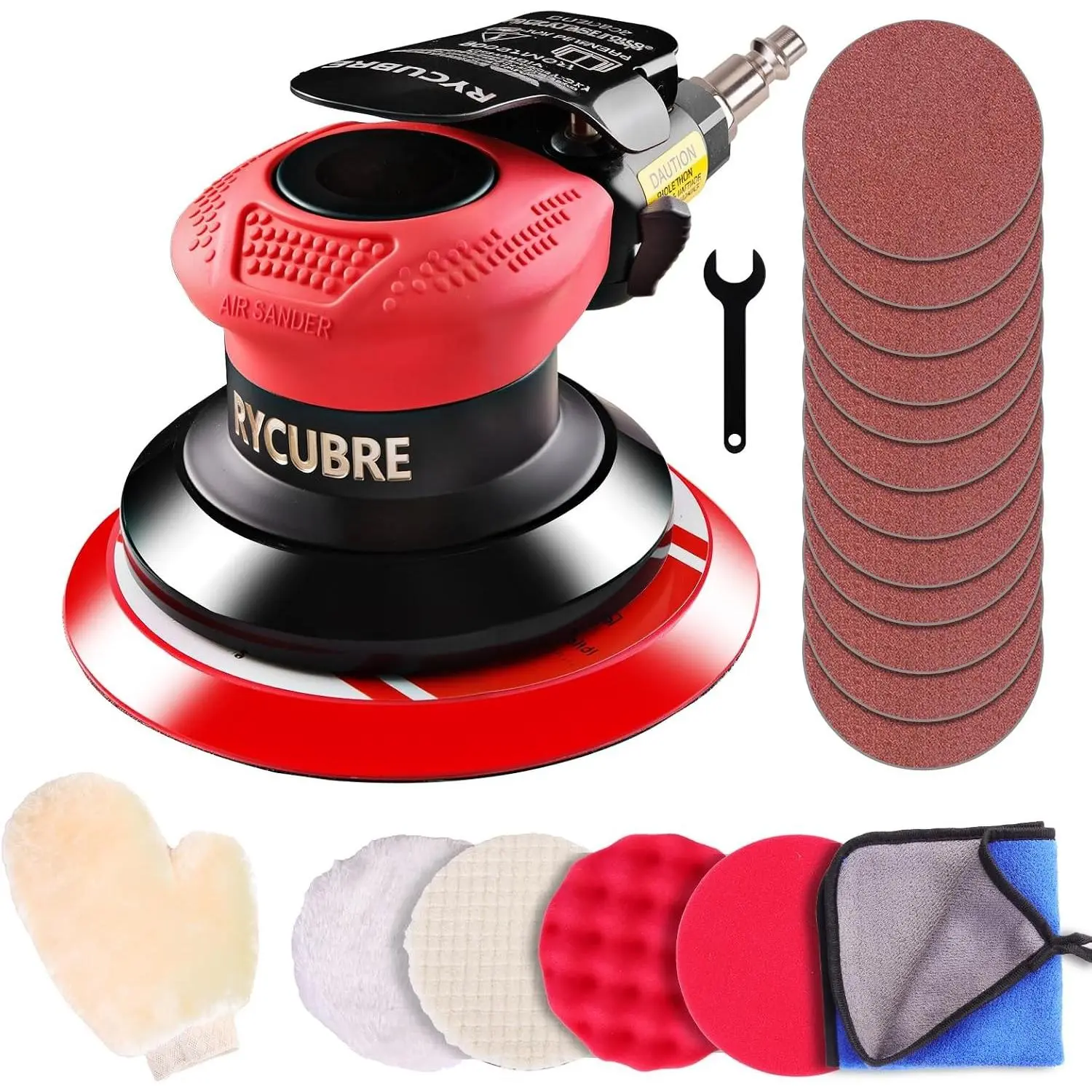 5 Inch Professional Pneumatic DA Orbital Air Sander for Auto Body Work