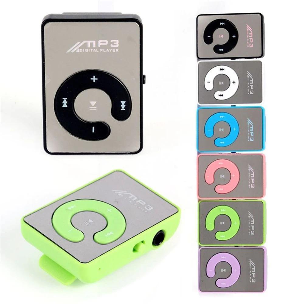 C Key Portable HiFi Mini Clip USB MP3 Player Walkman Music Support Micro TF Card Expandable Up To 16GB Outdoor Sports Walkman
