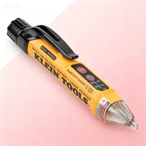 Non-Contact Voltage Tester Pen, Dual Range AC Detector with Laser Pointer, Audible and Visual Alerts for Electrical Diagnostics, Reusable Safety Tool for Voltage Detection, Portable Test Pen with Integrated Flashlight