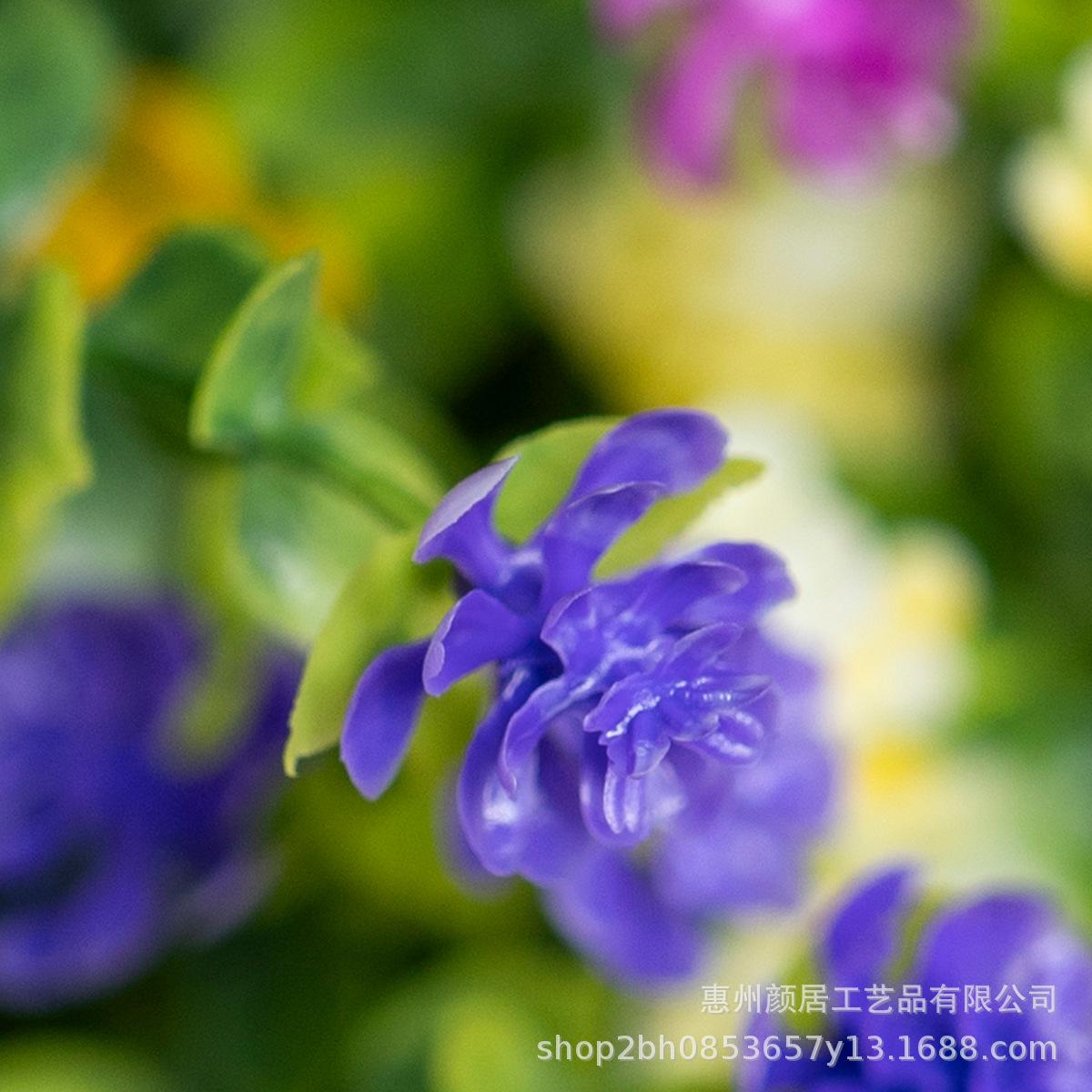 Artificial eucalyptus, camellia, and coconut palm flower baskets, hanging baskets, artificial flowers for home, garden, outdoor, and festive decorations