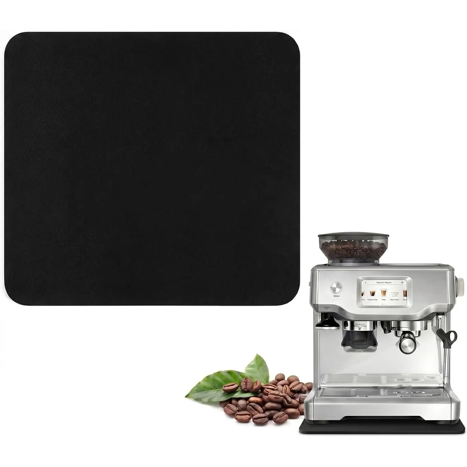 Espresso Machine Mat Compatible with  880, Coffee Machine Sliding Mat with Non-Slip Base, Countertop Appliance Slider for Easy Movement and Surface Protection