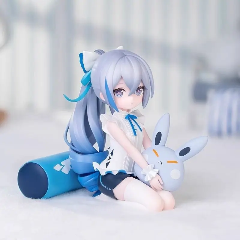 Anime Girl Q Version Eliorah Bronya Figure, PC Case Decorative Model, Collectible Handmade Doll, Perfect Gift for Anime Enthusiasts
