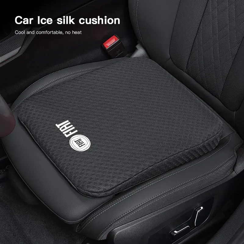 Universal Car Seat Cover Breathable Mat height increase Auto Cushion Anti Slip For FIAT Abarth Panda Tipo Pulse 600 Mobi 500 Cronos Fastback Freemont Topolino Strada Doblo