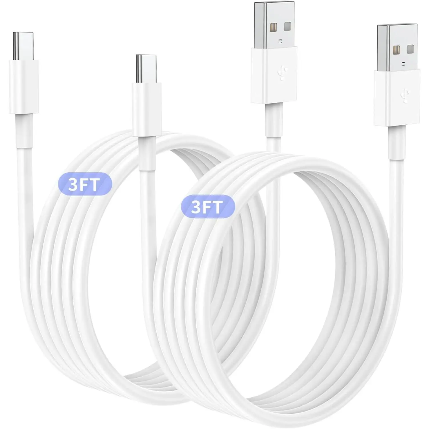 2Pack 3ft    for   17 Pro Max/17 Air/16 Pro/15 Plus/15, USB A to USB C  Charger Cord, iPad Pro 12.9/11,10th, Air 5th/ 4th,iPad mini 6th Gen    3