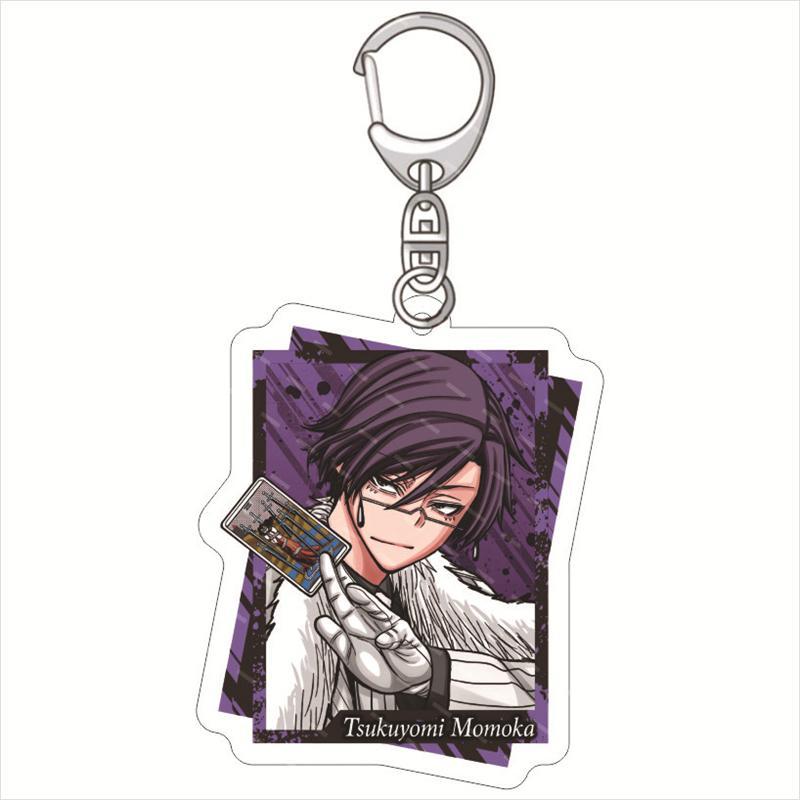 Manga Tougen Anki Acrylic Key Chain Figure Ikari Yaoroshi Shiki Ichinose Naito Mudano Cosplay Costume Key Tags Backpack Pendant