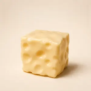 Squishy Cheese Block - Yellow & Pink Cheese Block Fidget Toy, Soft Non-Rebound Stress Relief Squeeze Toy, 5/6/7cm