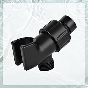 7-Mode High Pressure Shower Head & Handheld Combo – Removable Black, Cleans Tiles, Bathtubs & Pets Easily, Boosts Water Pressure, with Hose