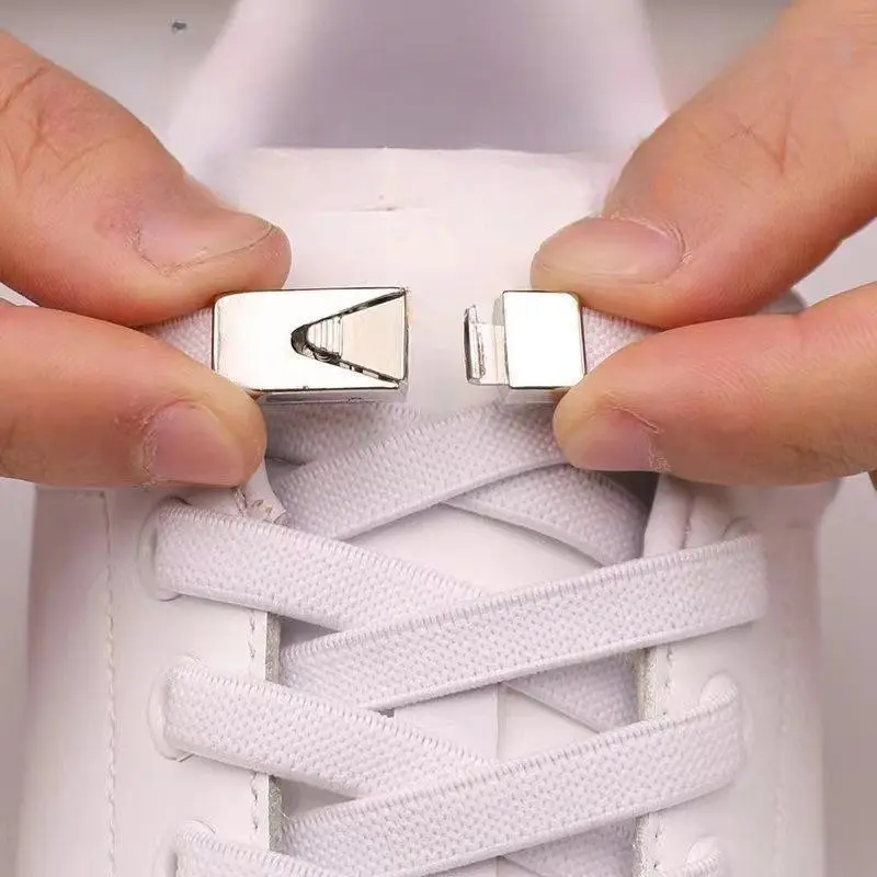 Clip-On Lazy Shoelaces, No-Tie Design, Quick-Release Elastic Shoelaces for All Shoes, Convenient and Easy-To-Use Shoe Accessories, Shoe Laces For Sneakers No Tie, Shoe Strings No Tie