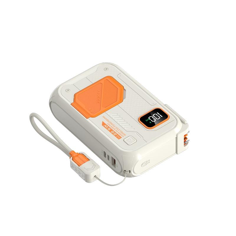 Portable Multifunctional Power Bank, Chargeable 20000mAh Portable Magnetic Charging Power Bank Android, LED Display Powerbank, Travel Gadgets, Electronics Accessories, Portable Battery Powered