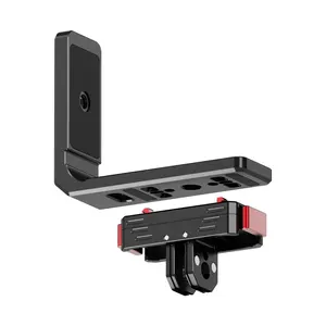 Feichao L-Shape Quick Release Plate, Magnetic Base Mount, Fast Horizontal Vertical Switch, for Insta360 Ace Action Camera