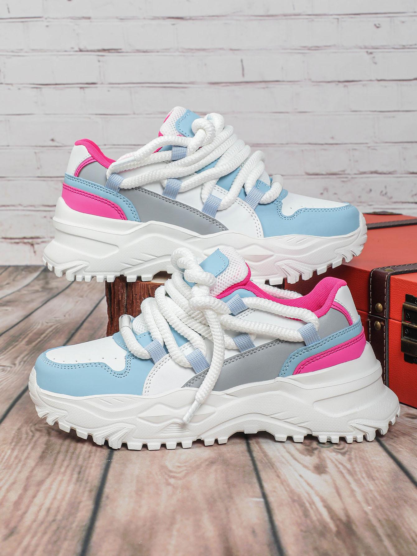 2026 trendy thick-soled fashion casual outdoor dad shoes, couple's versatile sports shoes, soft-soled comfortable student school shoes