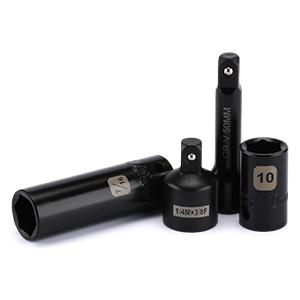 55PCS 1/4 Inch Drive Master Impact Socket Set, Metric/SAE, Deep/Shallow, 6 Point, CR-V, 5/32 Inch - 9/16 Inch, 4mm - 15mm, With Extensions,Adapters,Universal Joint 55PCS 1/4 Inch Drive Master Impact Socket Set, Metric/SAE, Deep/Shallow, 6 Point, CR-V, 5/32 Inch - 9/16 Inch, 4mm - 15mm, With Extensions,Adapters,Universal Joint