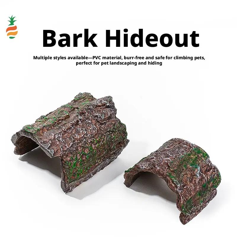 Spider Hideout Cave Reptile Habitat Box for Scorpion Gecko Lizard Tortoise with Tunnel Design