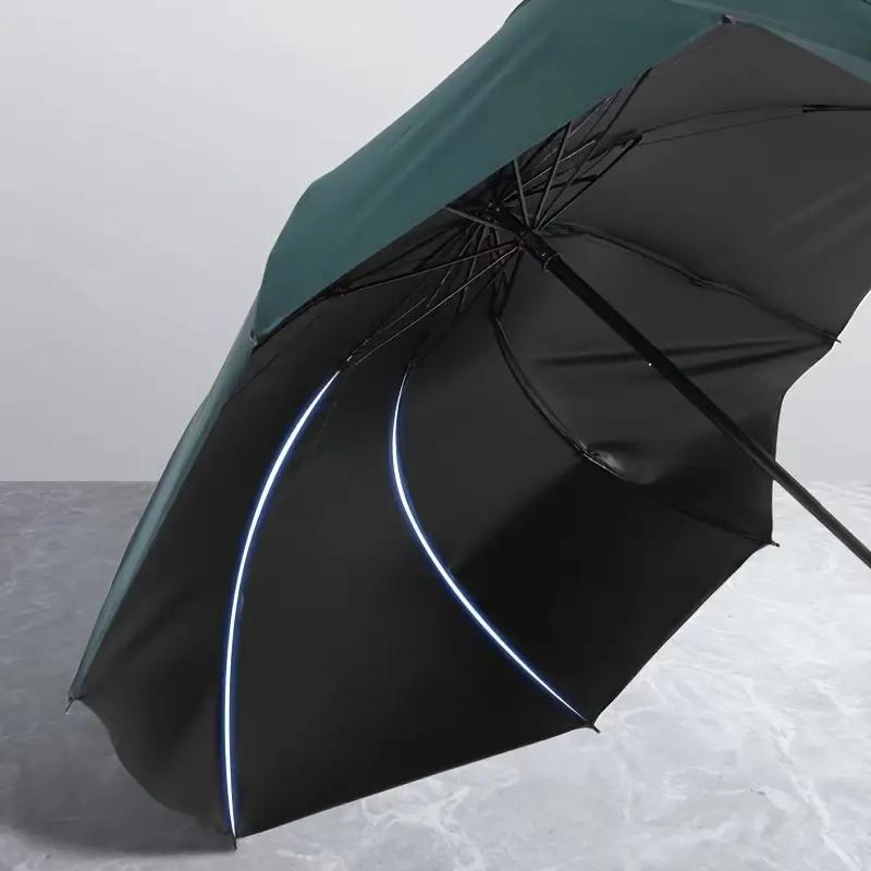12-rib Reinforced Windproof Folding Umbrella, 1 Count Portable Manual Umbrella for Business, Travel, Rainy and Sunny Day, Rainproof Umbrella, Durable, Compact and Easy To Carry, Wind Resistant Umbrella, Lightweight Foldable Umbrella