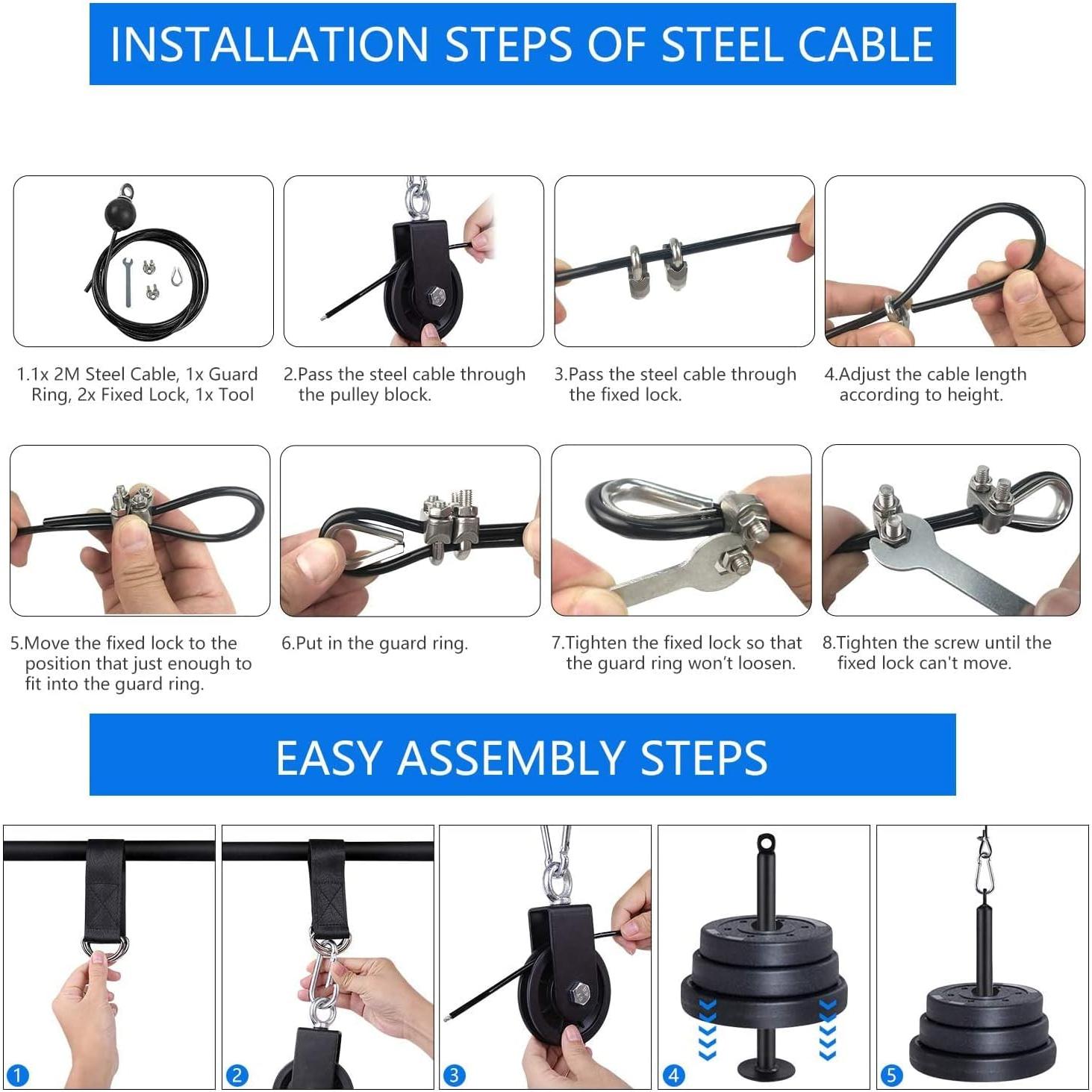 SUNDAY MIRTH LAT Pull Down and Lift Weight Pulley System Machine Pulley Attachment for Triceps Pull Down, Biceps Curl, , Forearm, Home Gym Equipment SUNDAY MIRTH LAT Pull Down and Lift Weight Pulley System Machine Pulley Attachment for Triceps Pull Down, Biceps Curl, , Forearm, Home Gym Equipment