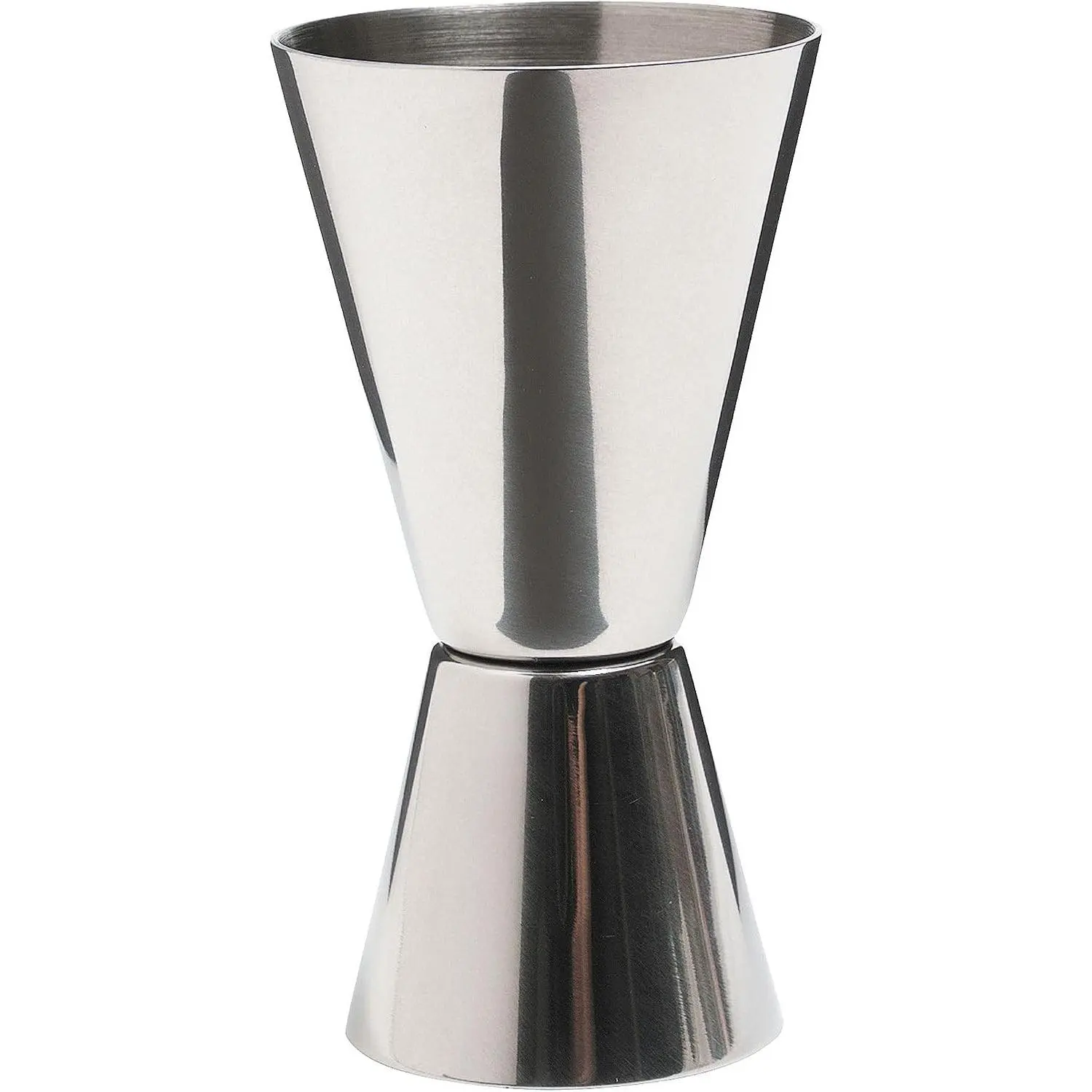 Cocktail Jigger Double Glass for Measuring Spirits, Stainless Steel, 25 ml/50 ml