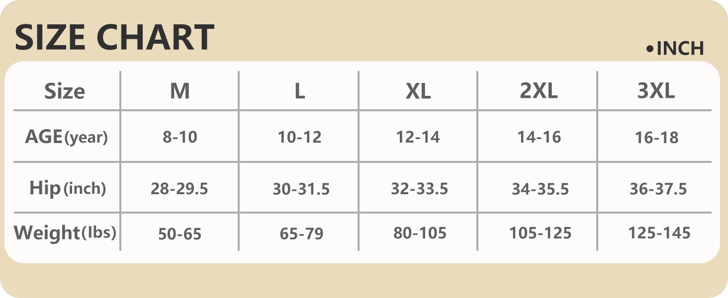 SUNDAY MIRTH Teens Girls Period Underwear Kids Period Panties Menstrual Leakproof Protective Underwear for Teens Cotton Briefs