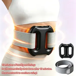 Electric Fascia Ring with Belt, 3 Modes 5 Intensities Deep Tissue Percussion Muscle Massager, Rechargeable Portable Cordless Massager with Adjustable Strap for Full Body Relaxation, Gifts for Women Men