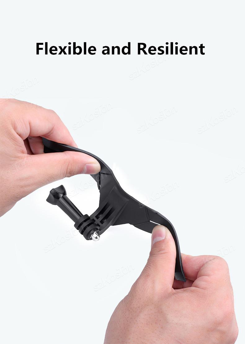 Motorcycle Helmet Chin Stand Mount Holder Full Face Holder for GoPro 13 12 11 10 9 8 DJI Action 6 5 NANO Action Camera Accessory