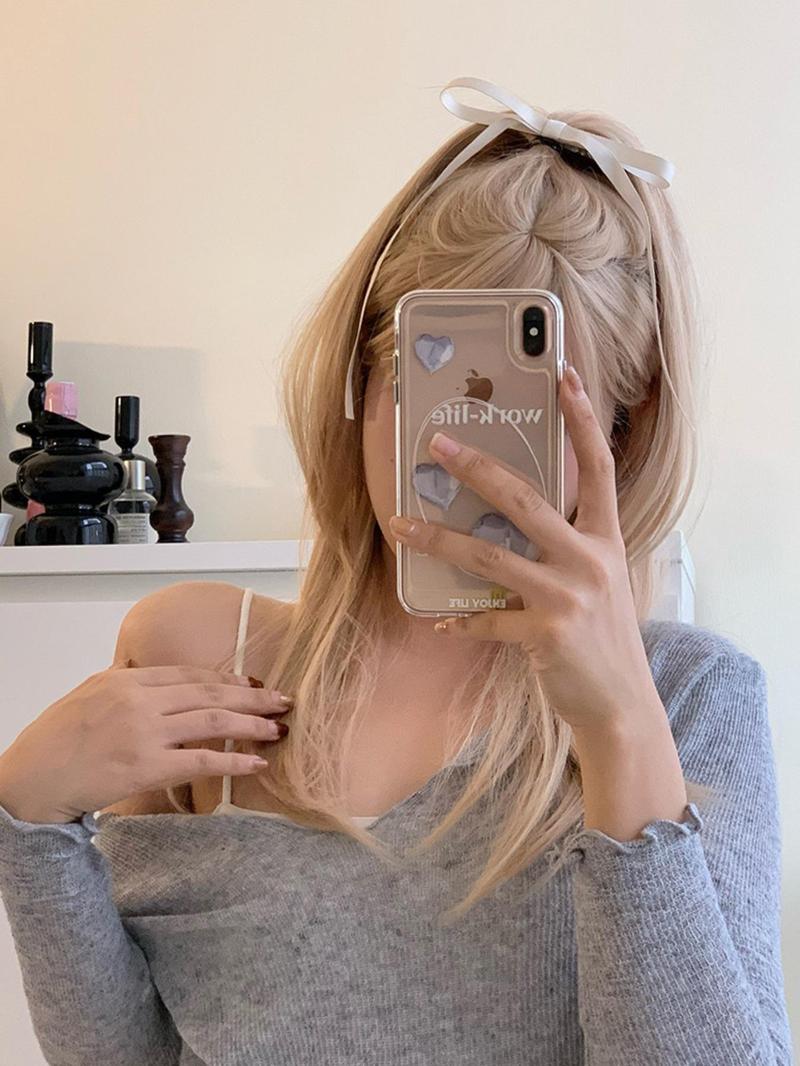 Cute Bowknot Ribbon Design Hair Clips, Cute Hair Accessories for Women & Girls, Minimalist Headwear Suitable for Hair, Fashion Hair Accessories for Party, Daily Clothing Decor, Super Cute Clips