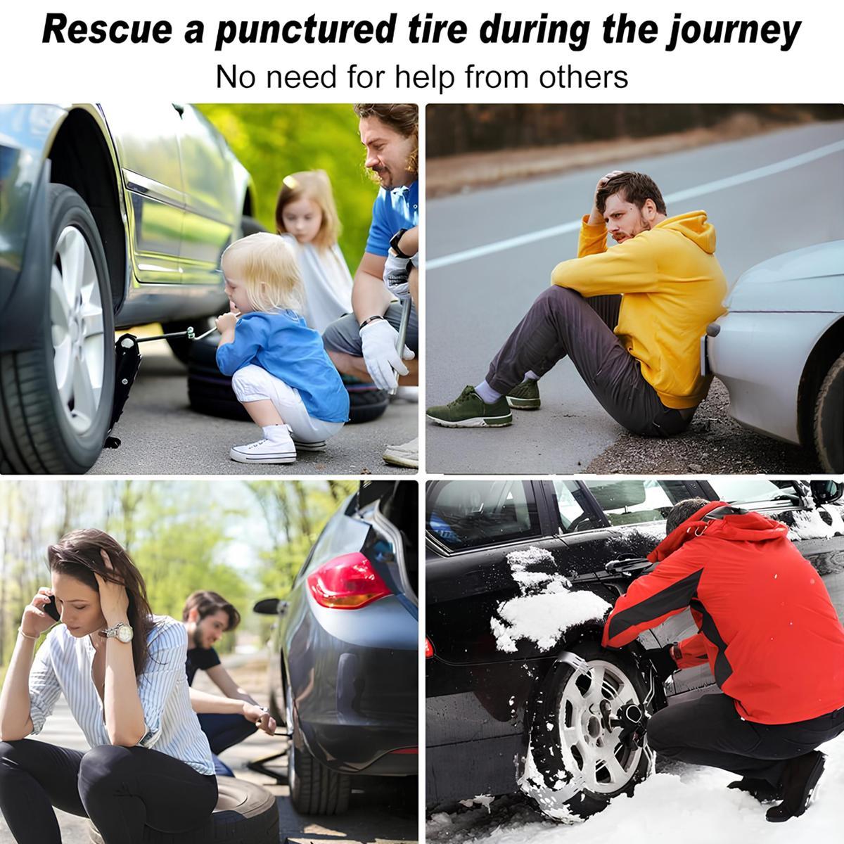 40/60 PCS Tire Repair Rubber Nails Kit with 2 Sizes - Fast Self-Service Spiral Screws Vacuum Tire Puncture Repair Tool for Car, Truck, Motorcycle, Tractor