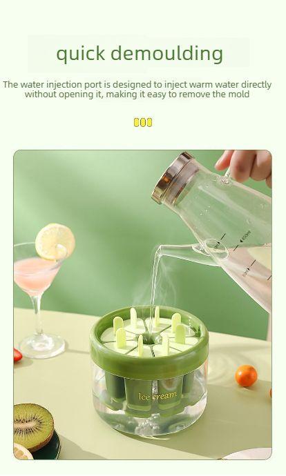 2PCS Food-grade popsicle mold with lid, suitable for home use, for making popsicles and frozen ice cubes. A handy tool for making your own ice cream.