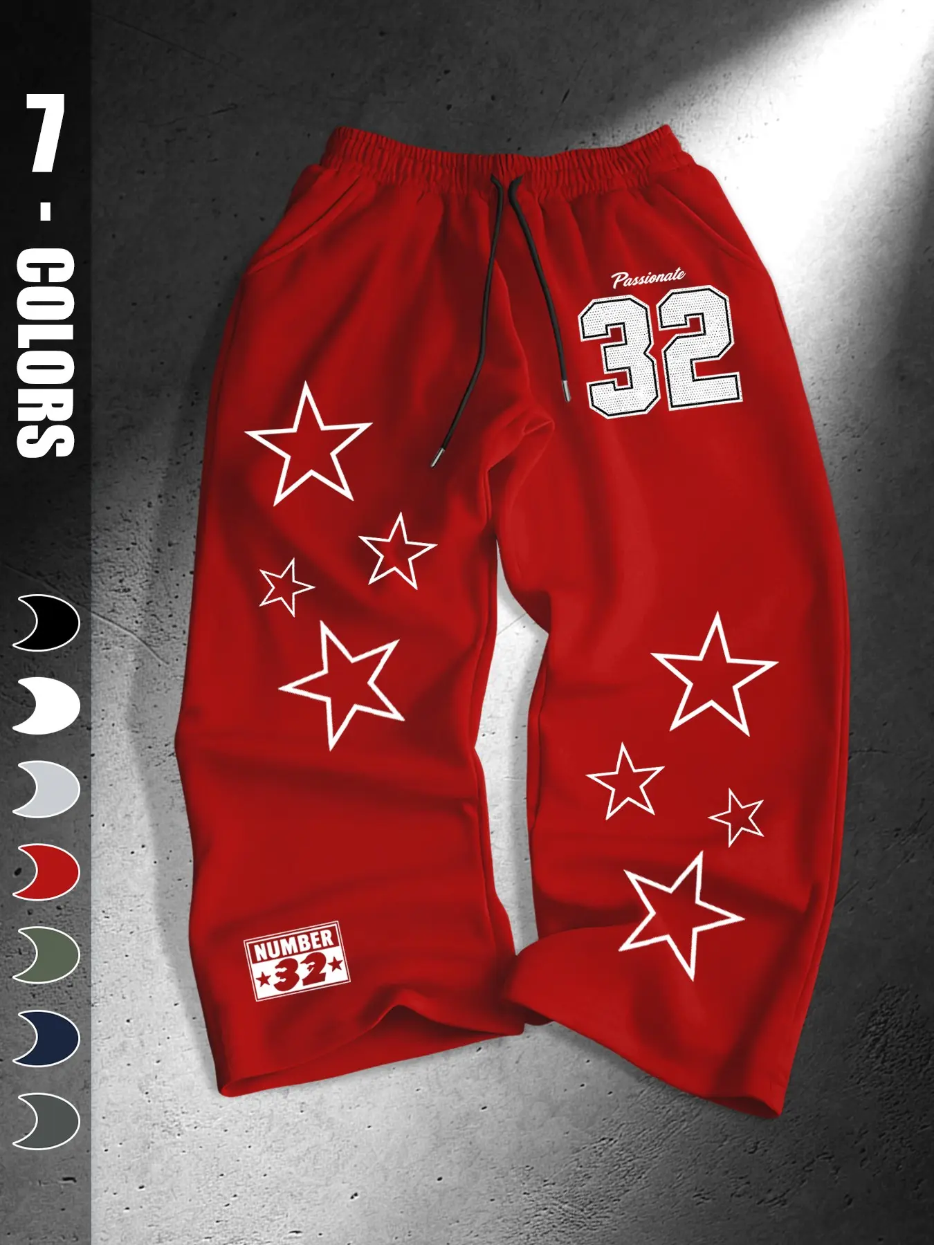 Men's Basketball Sporty Loose-Fit Long Pants, Athletic Trousers, Breathable Straight Leg Trousers, Ideal for Sports, Fitness, Outdoor Activities