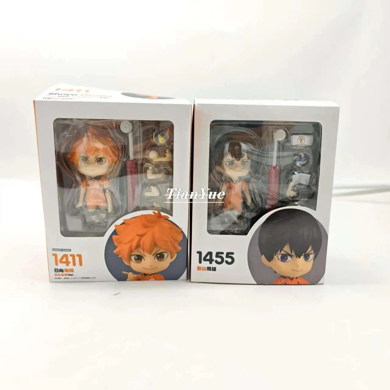 Anime Haikyuu!! Volleyball boy Hinata Shoyo 1411 Tobio Kageyama 1455 Articulated Figure Car Decoration 10CM