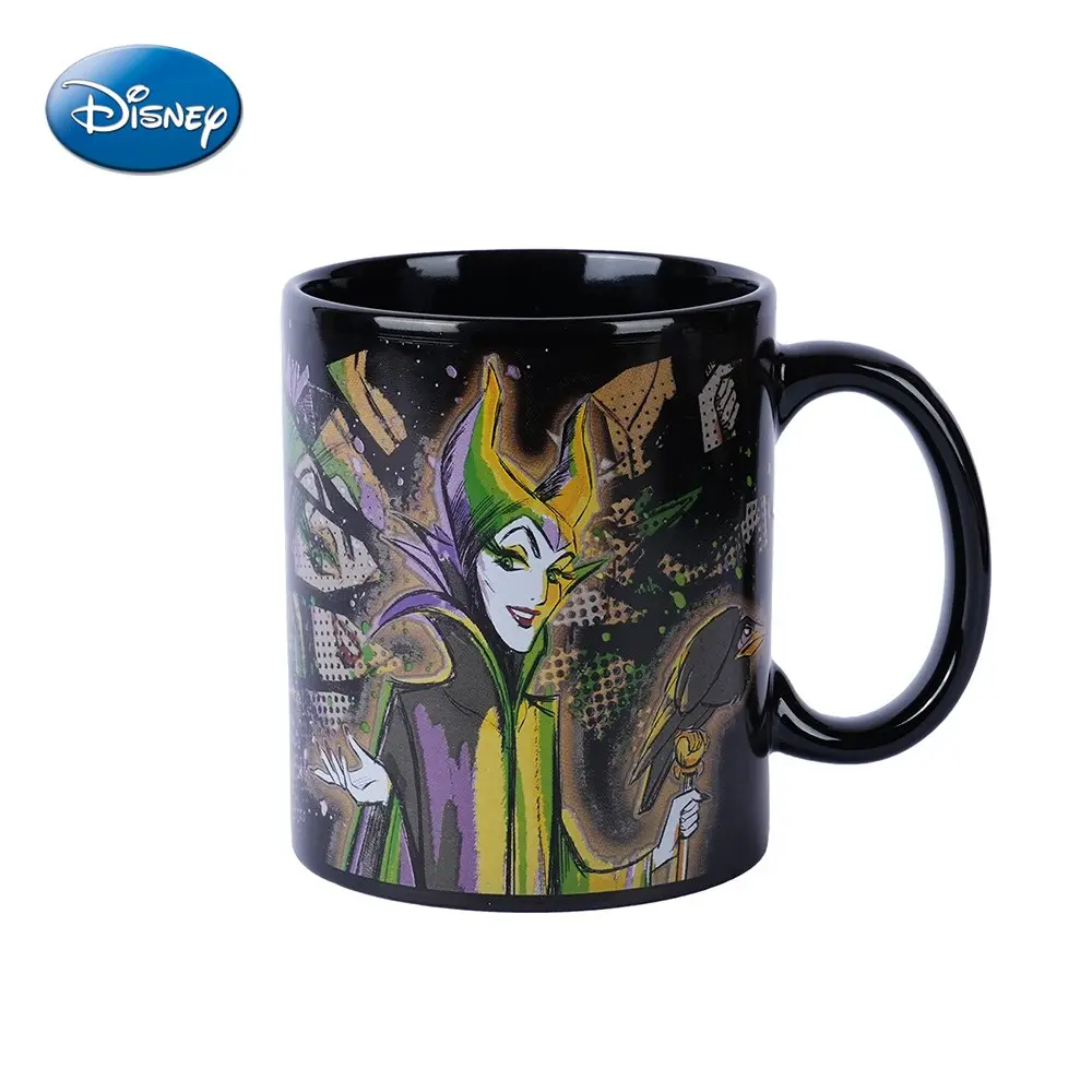 Disney Villains Mug Maleficent Ursula, Ceramic Coffee Cup, Graffiti Pop Art, Gothic Gift, Office Home Drinkware, Halloween Kitchenware, Coffee Mugs
