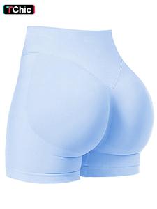 women's high waist sports shorts, breathable comfortable high stretch skinny shorts, gym shorts, ladies sportswear for indoor outdoor wear, workout clothes, athletic shorts, activewear, yoga workout shorts