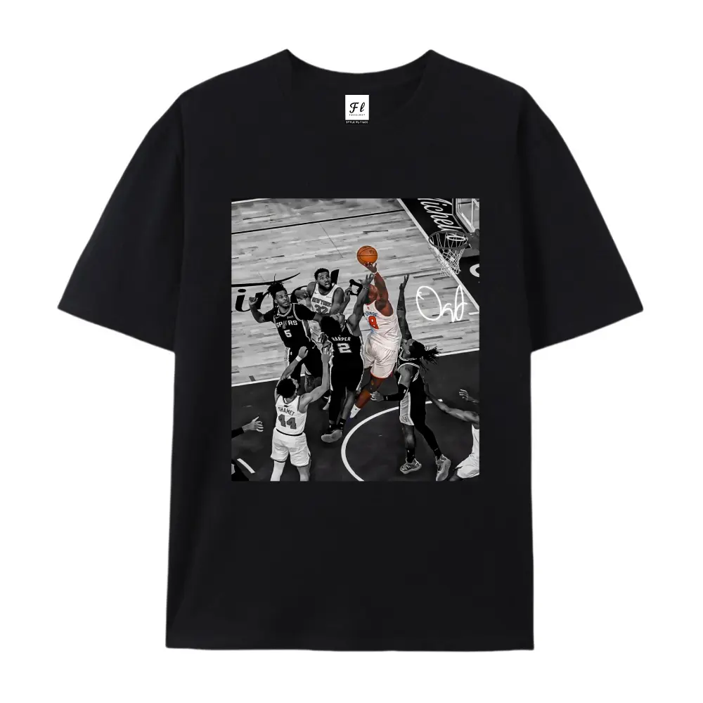 Basketball Dunk Shirt Retro Sports Graphic Tee Vintage Athletic T-Shirt Top