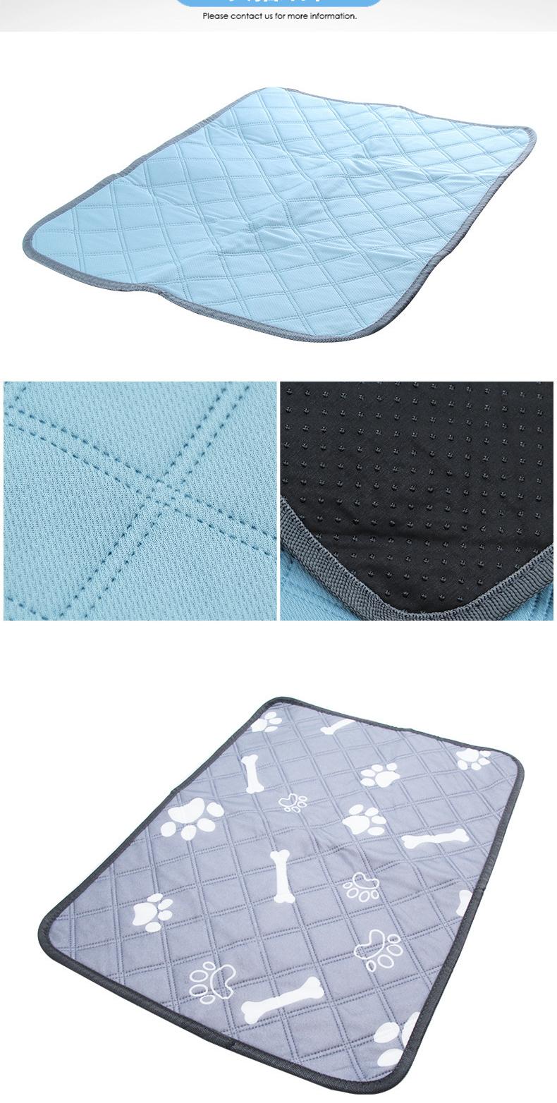 Washable Waterproof Pet Pee Pad, Extra Thick Highly Absorbent Reusable Dog Training Pad, Non-Slip Mat for Small Dogs & Cat Litter Box