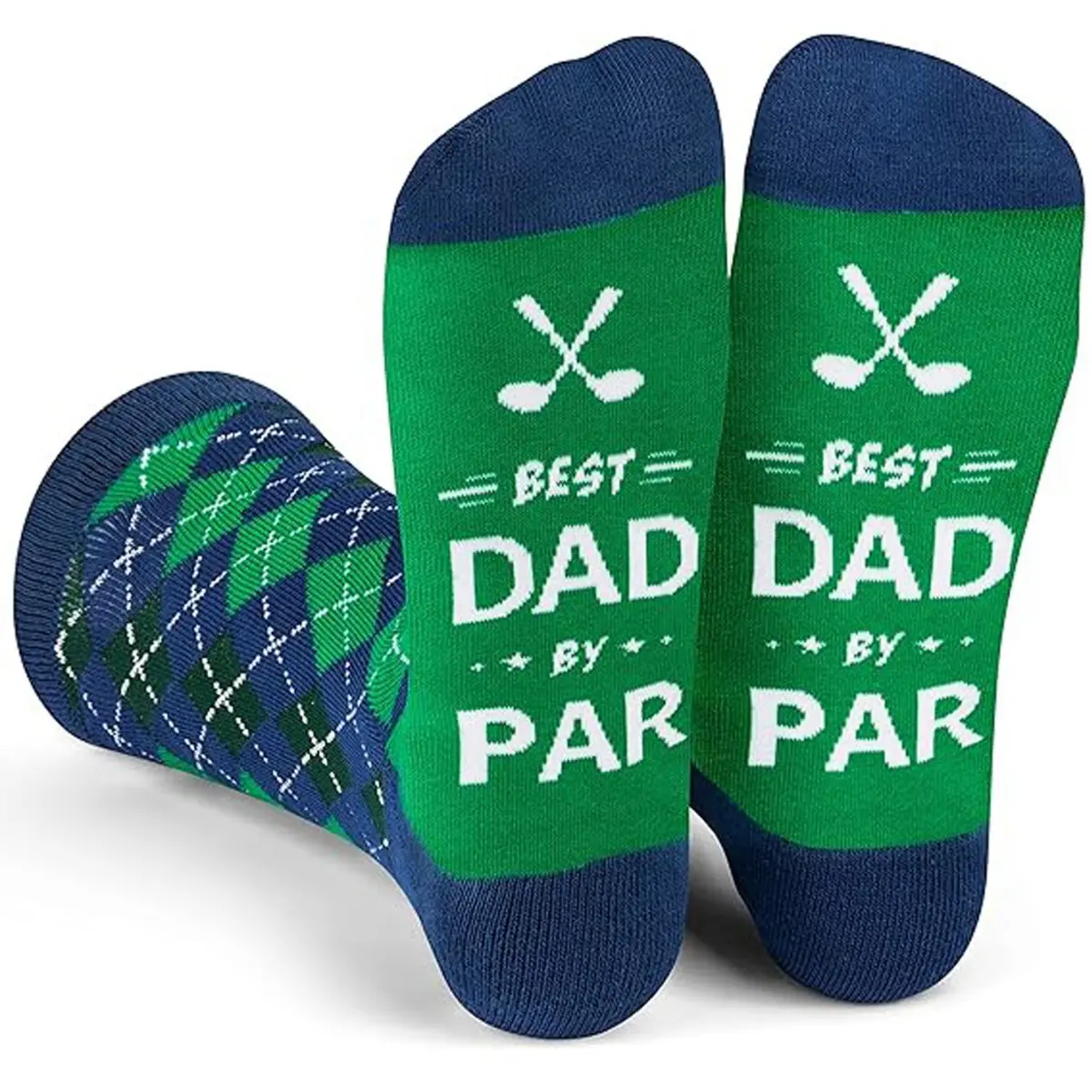 Unisex Socks, Non-Slip Fun Mid-Calf Golf Sports Socks，5 Pairs.