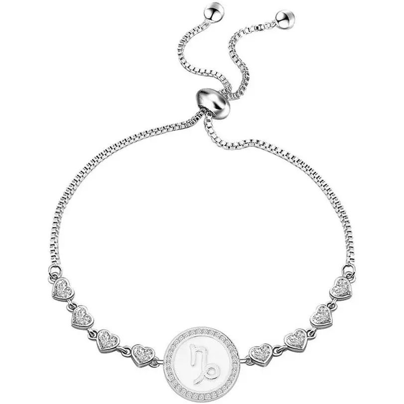Zodiac Sign Bracelet Twelve Constellations   Bracelet Horoscope  Birthday Gifts for Women