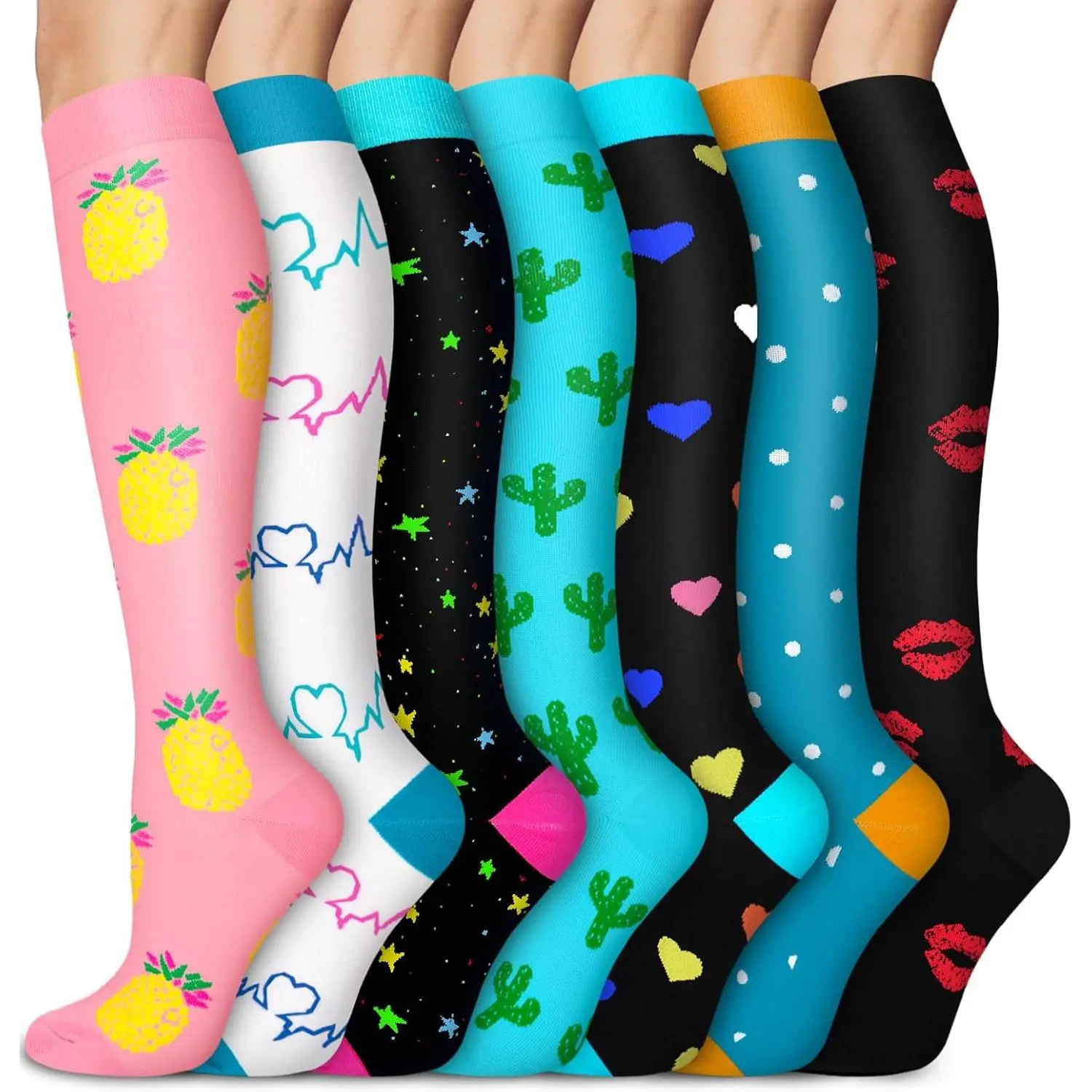 Medical Compression Socks  Women & Men, Support Knee High Socks  Running,Nurses,Travel