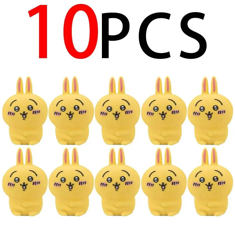 Cute Chikawa Kawaii Bedroom Desktop Decoration Hachiware Usagi Cartoon Vinyl Doll Night Light Luminous Toy Surprise Girl Gifts