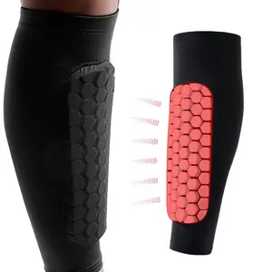Outdoor Sports Football Protection Pad, Universal Fit Protector, Breathable Anti-Collision Eva Ankle Compression Sleeve, with Honeycomb Padding