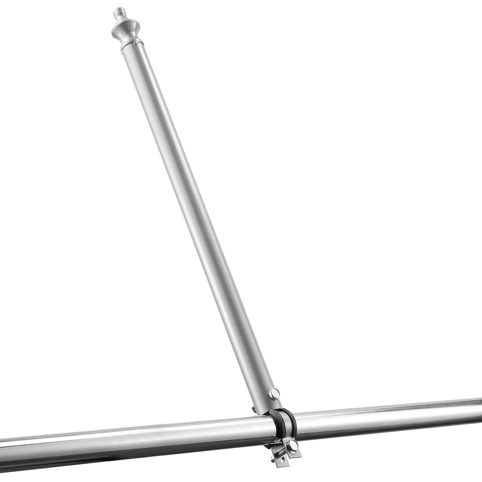 VEVOR Chain Link Fence Extensions, 18 Packs 27.4" Extension Height, Galvanized Post Extender for 1.3" to 1.5" Top of Fence, U Bracket, Barbed Wire Extend Arm for Privacy, Prevent Dogs Jumping Out VEVOR Chain Link Fence Extensions, 18 Packs 27.4" Extension Height, Galvanized Post Extender for 1.3" to 1.5" Top of Fence, U Bracket, Barbed Wire Extend Arm for Privacy, Prevent Dogs Jumping Out