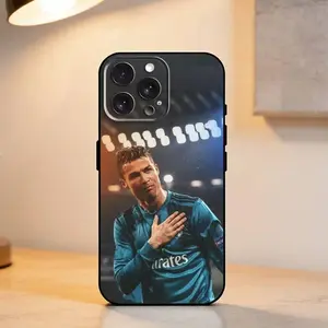 F-Football S-Star C-Cristiano Ronaldo Phone Case For iPhone 17 Air 16 15 14 13 12 11 Pro Max Plus Soft Silicone Black Cover